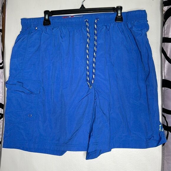 Izod Perform Men’s Nylon Swim Shorts - Picture 1 of 8